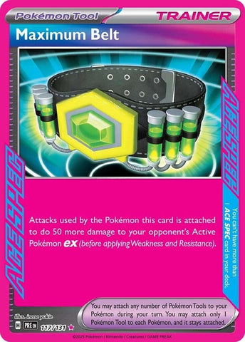 Maximum Belt (117/131) [Scarlet & Violet: Prismatic Evolutions] Pokémon