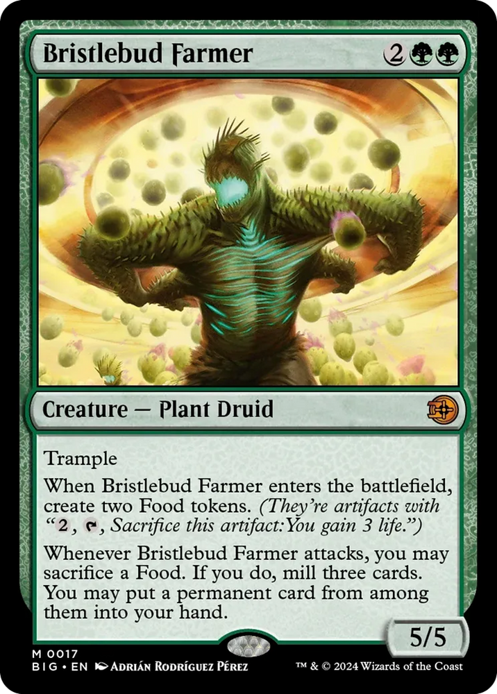Bristlebud Farmer [Outlaws of Thunder Junction: The Big Score] Magic: The Gathering