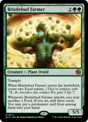 Bristlebud Farmer [Outlaws of Thunder Junction: The Big Score] Magic: The Gathering