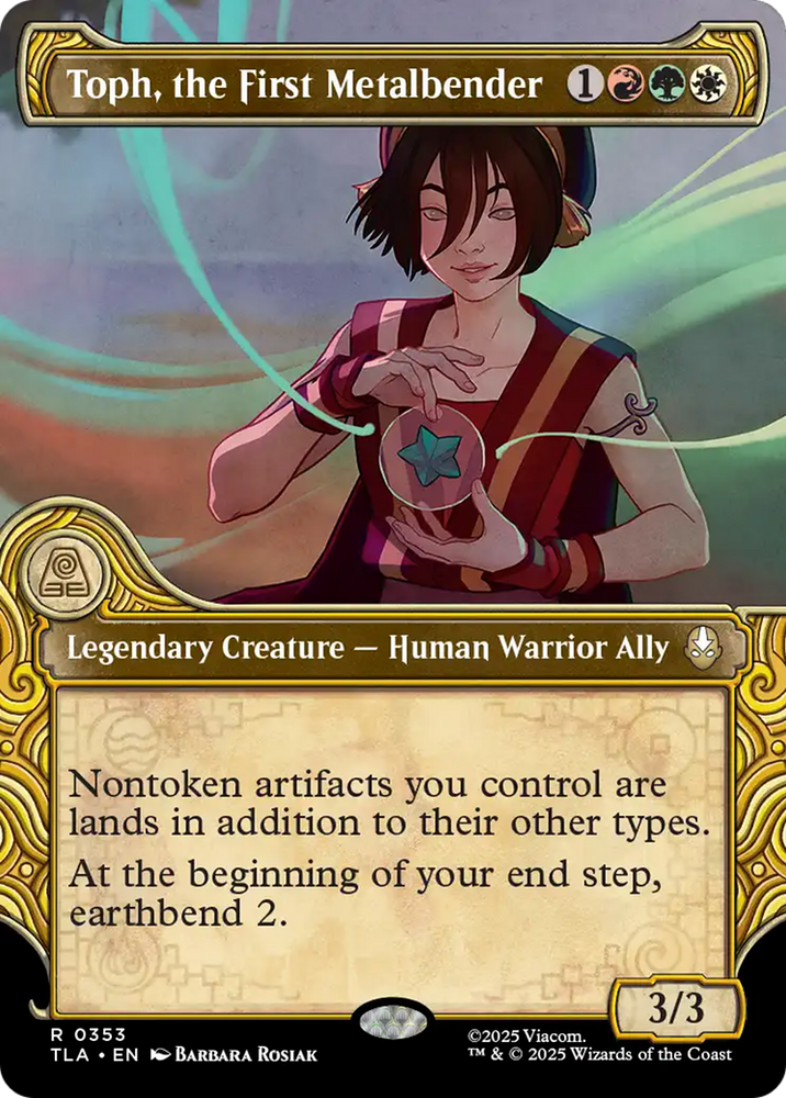 Toph, the First Metalbender (Showcase) [Avatar: The Last Airbender] Magic: The Gathering