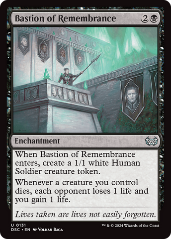 Bastion of Remembrance [Duskmourn: House of Horror Commander] Magic: The Gathering