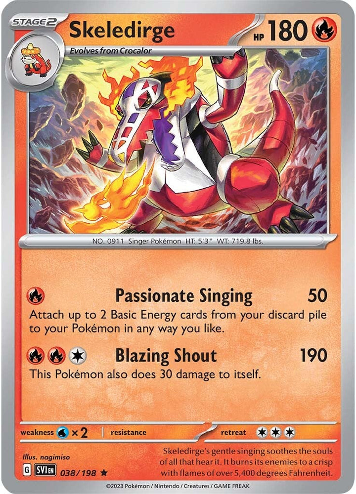 Skeledirge (038/198) [Scarlet & Violet: Base Set] Pokémon