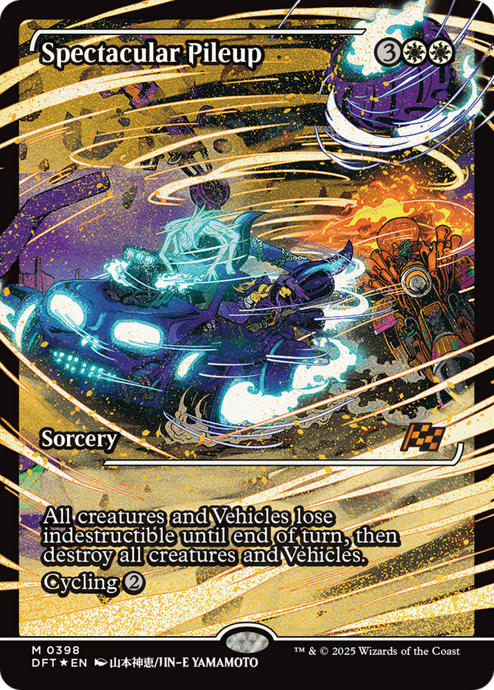 Spectacular Pileup (Showcase) [Aetherdrift] Magic: The Gathering