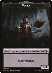 Dog Illusion // Vecna Double-Sided Token [Dungeons & Dragons: Adventures in the Forgotten Realms Tokens] Magic: The Gathering