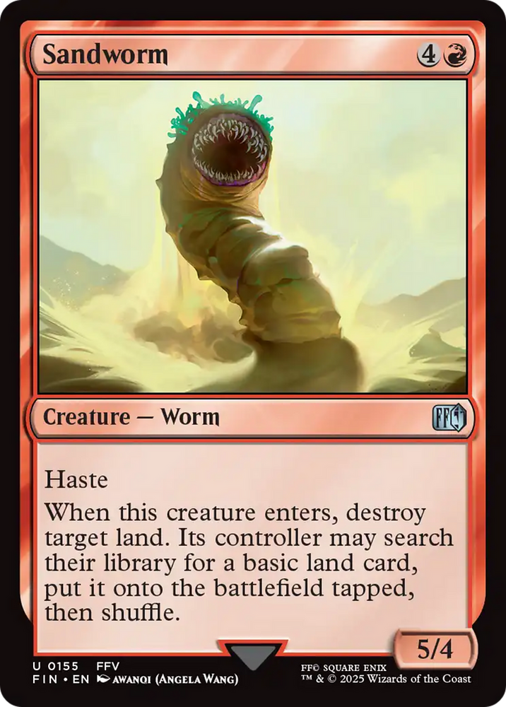 Sandworm [FINAL FANTASY] Magic: The Gathering