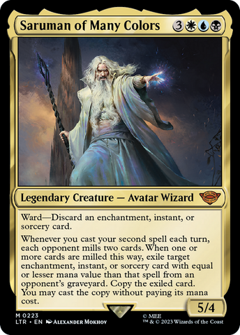 Saruman of Many Colors [The Lord of the Rings: Tales of Middle-Earth] Magic: The Gathering