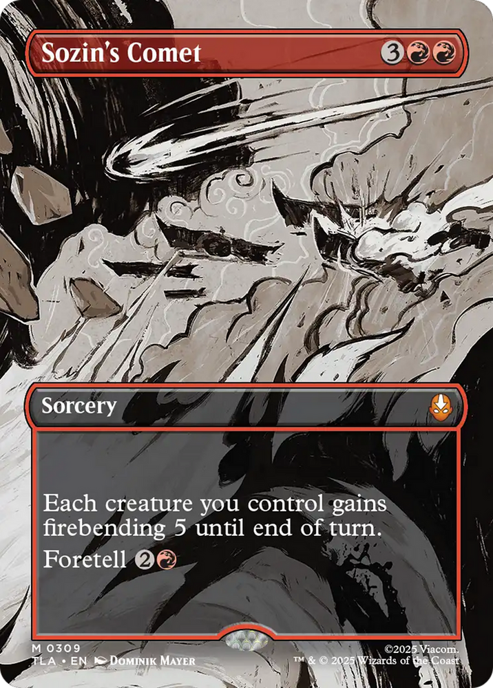 Sozin's Comet (0309) (Borderless) [Avatar: The Last Airbender] Magic: The Gathering
