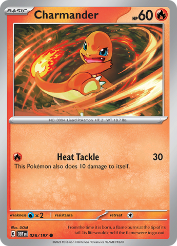 Charmander (026/197) [Scarlet & Violet: Obsidian Flames] Pokémon