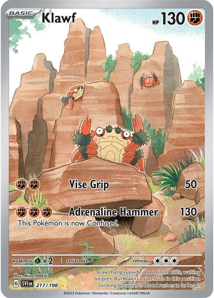 Klawf (217/198) [Scarlet & Violet: Base Set] Pokémon