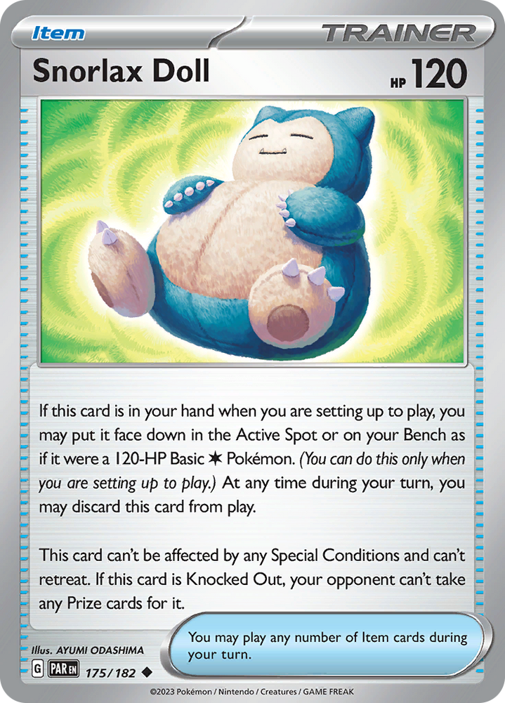 Snorlax Doll (175/182) [Scarlet & Violet: Paradox Rift] Pokémon