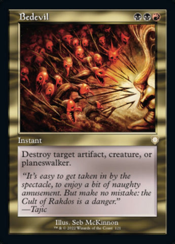 Bedevil (Retro) [The Brothers' War Commander] Magic: The Gathering