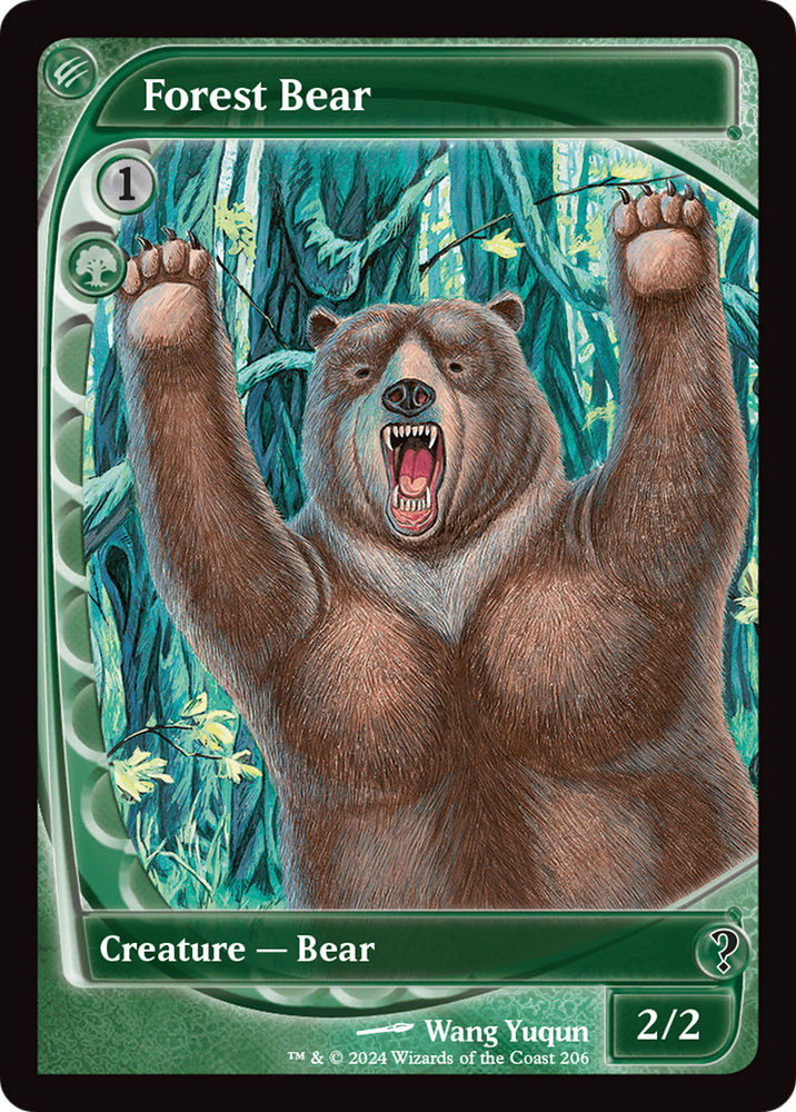 Forest Bear (Future Sight) [Mystery Booster 2] Magic: The Gathering