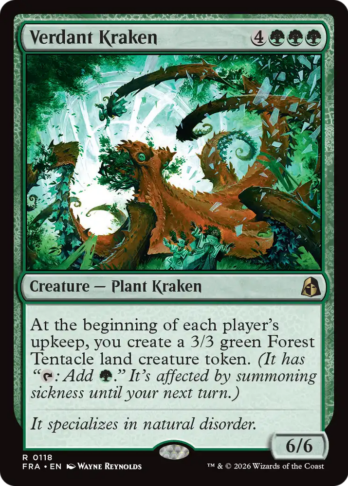 Verdant Kraken [Reality Fracture] Magic: The Gathering