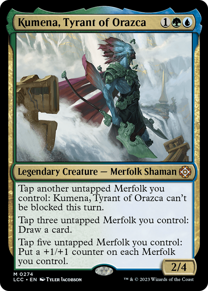 Kumena, Tyrant of Orazca [The Lost Caverns of Ixalan Commander] Magic: The Gathering