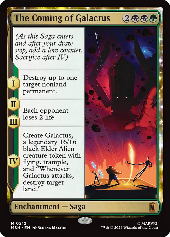 The Coming of Galactus [Marvel Super Heroes] Magic: The Gathering