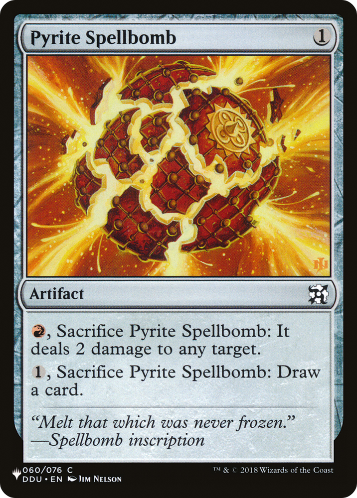 Pyrite Spellbomb [The List] Magic: The Gathering