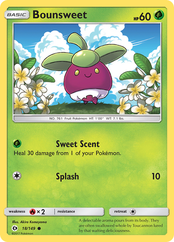 Bounsweet (18/149) [Sun & Moon: Base Set] Pokémon
