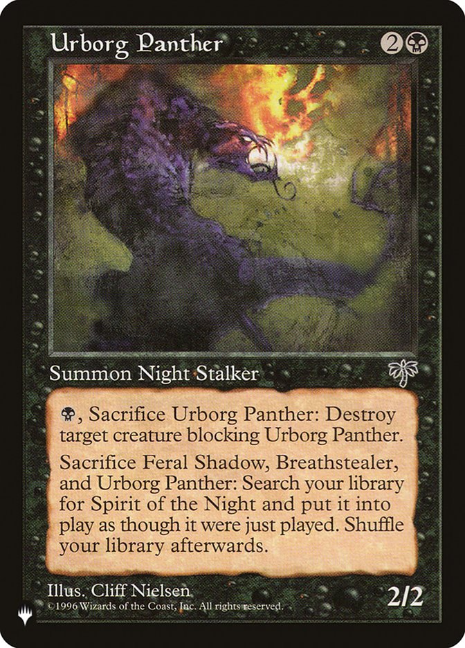 Urborg Panther [The List] Magic: The Gathering