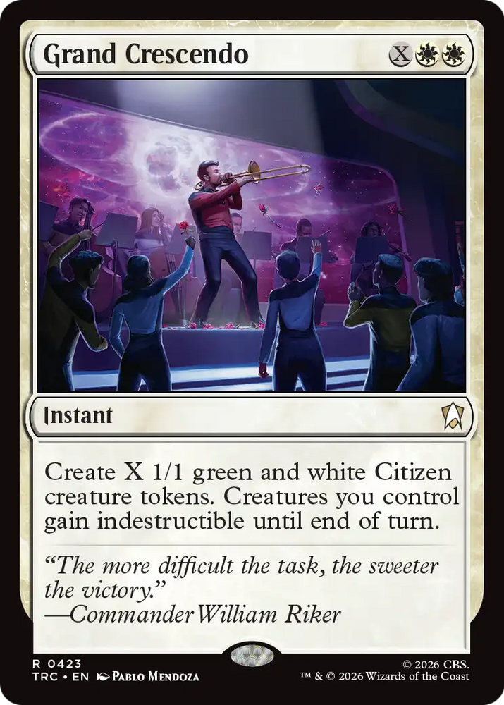 Grand Crescendo (Surge Foil) [Star Trek Commander] Magic: The Gathering