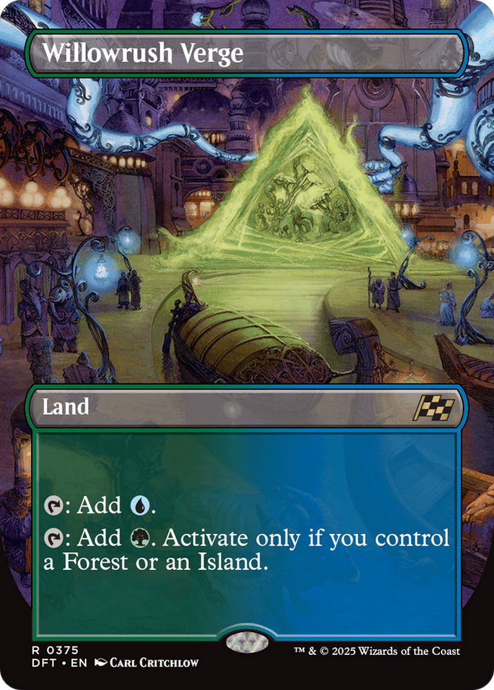 Willowrush Verge (Borderless) [Aetherdrift] Magic: The Gathering