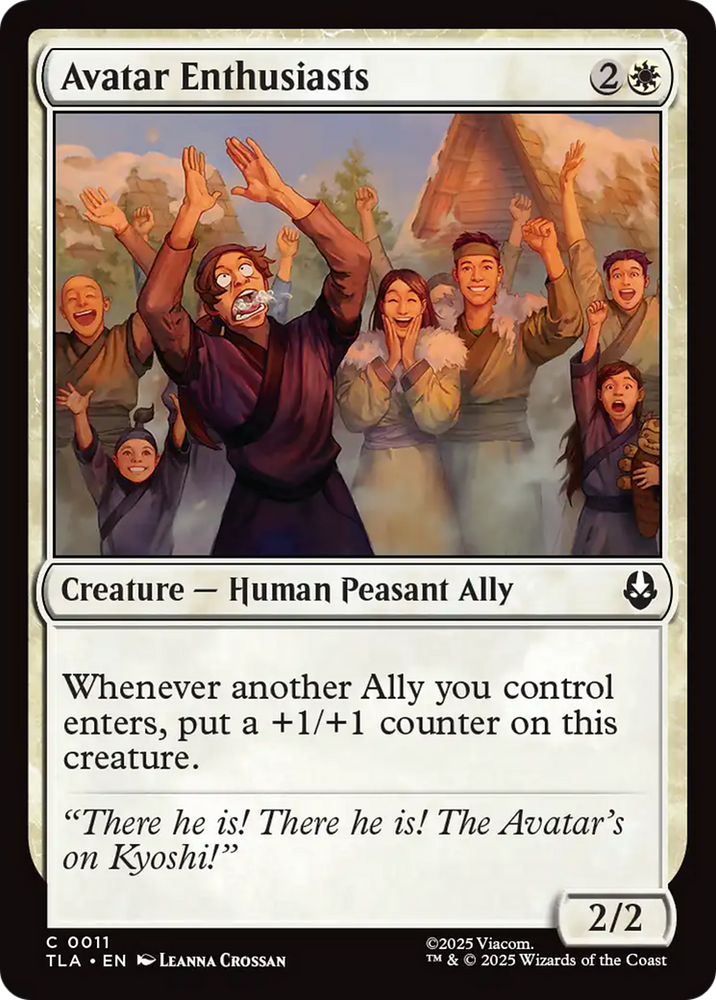 Avatar Enthusiasts [Avatar: The Last Airbender] Magic: The Gathering
