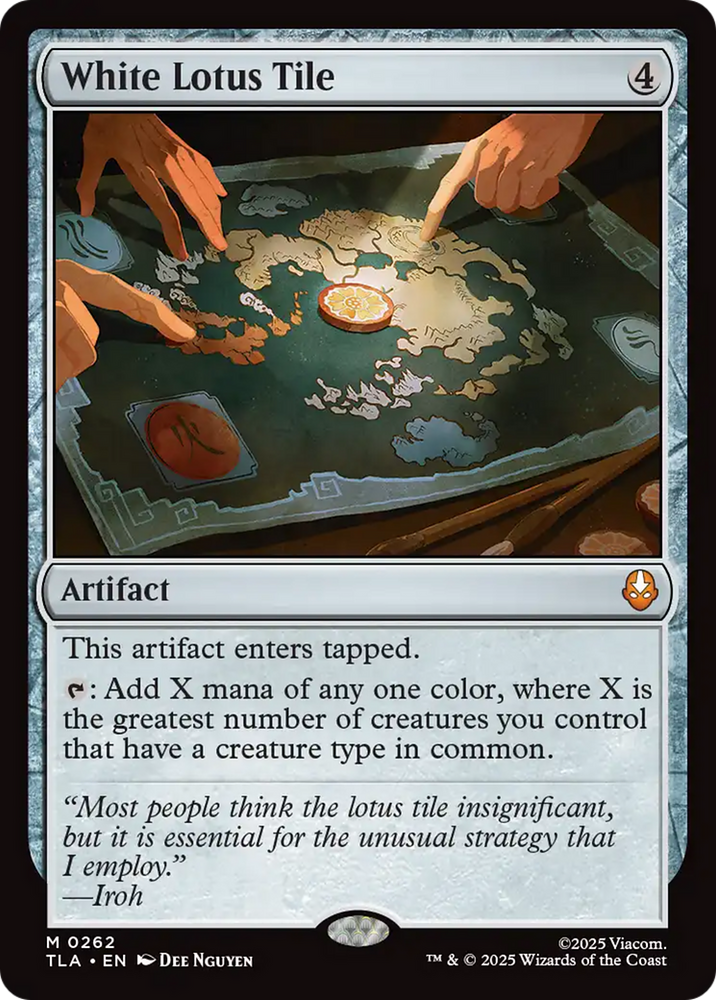 White Lotus Tile [Avatar: The Last Airbender] Magic: The Gathering