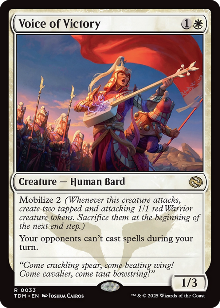 Voice of Victory [Tarkir: Dragonstorm] Magic: The Gathering
