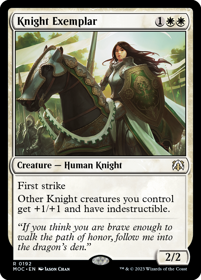 Knight Exemplar [March of the Machine Commander] Magic: The Gathering