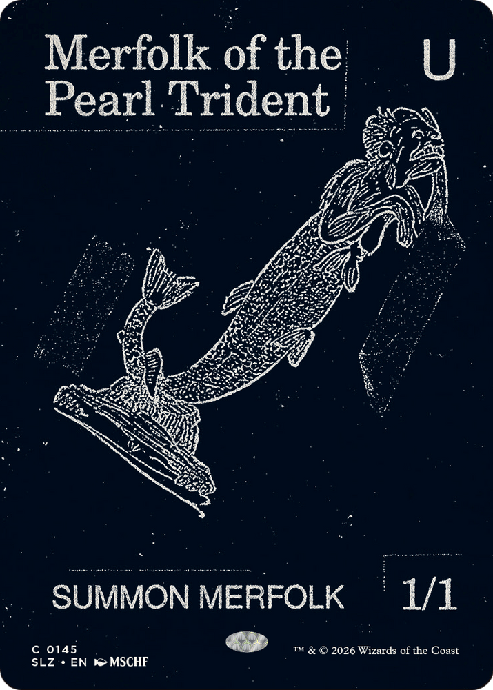 Merfolk of the Pearl Trident (0145) [Secret Lair x MSCHF: The Zeta Set] Magic: The Gathering