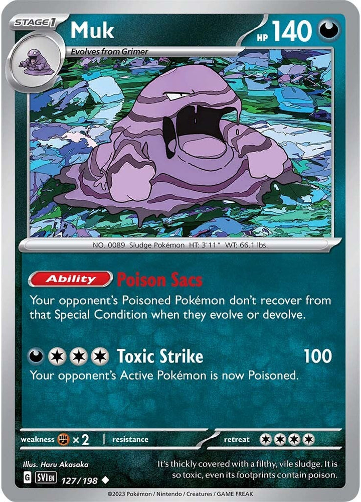 Muk (127/198) [Scarlet & Violet: Base Set] Pokémon