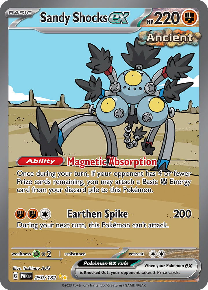Sandy Shocks ex (250/182) [Scarlet & Violet: Paradox Rift] Pokémon
