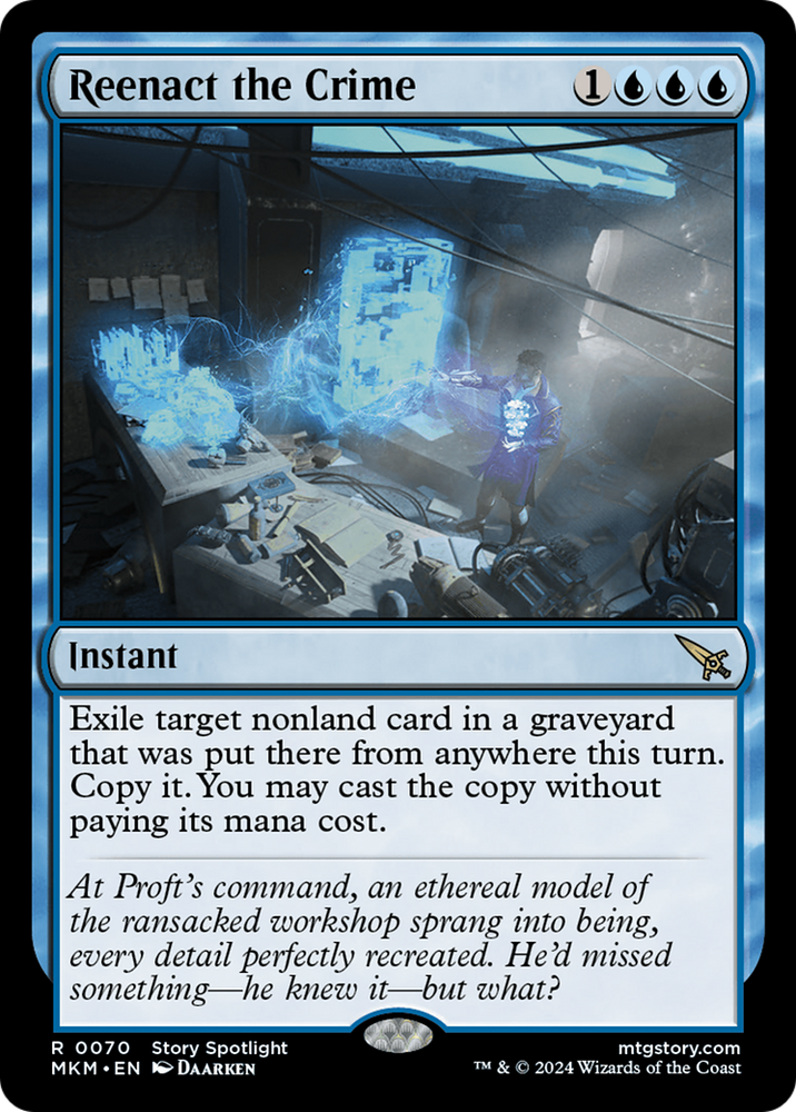 Reenact the Crime [Murders at Karlov Manor] Magic: The Gathering