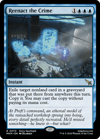 Reenact the Crime [Murders at Karlov Manor] Magic: The Gathering