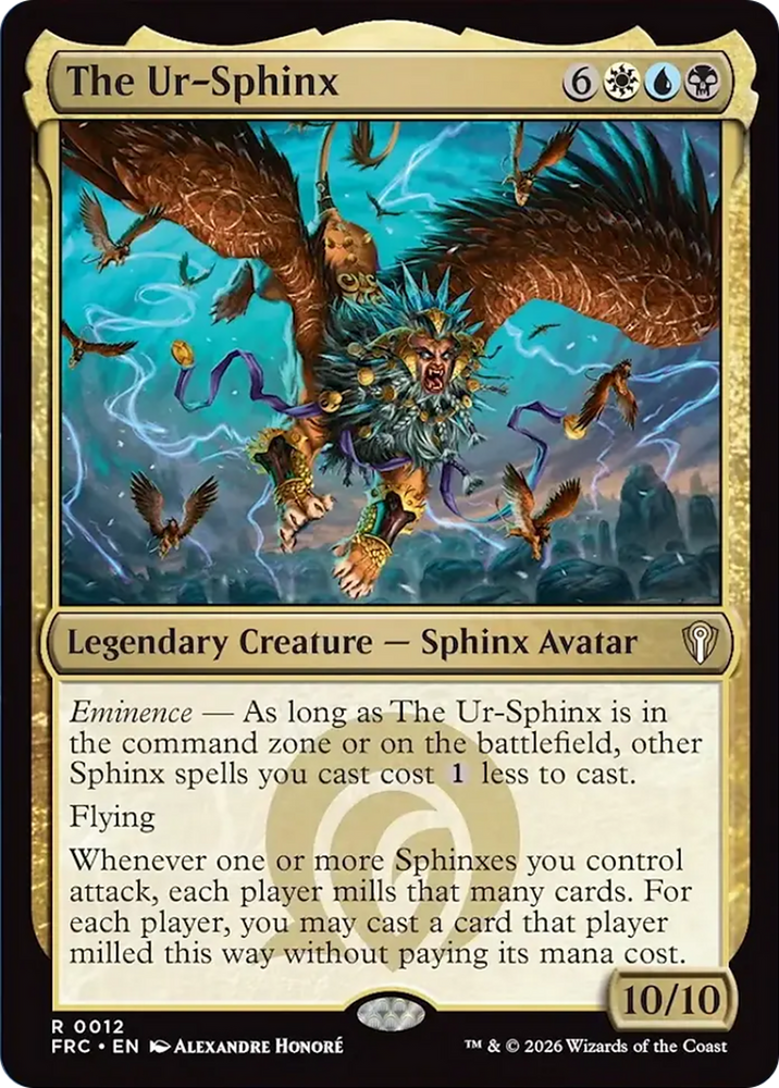 The Ur-Sphinx [Reality Fracture Commander] Magic: The Gathering
