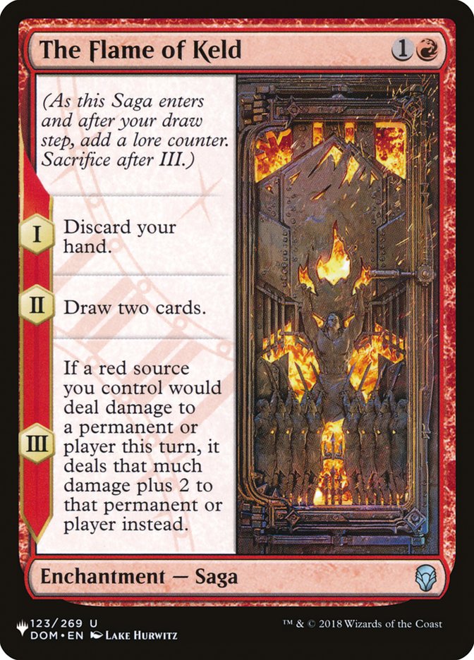 The Flame of Keld [The List] Magic: The Gathering
