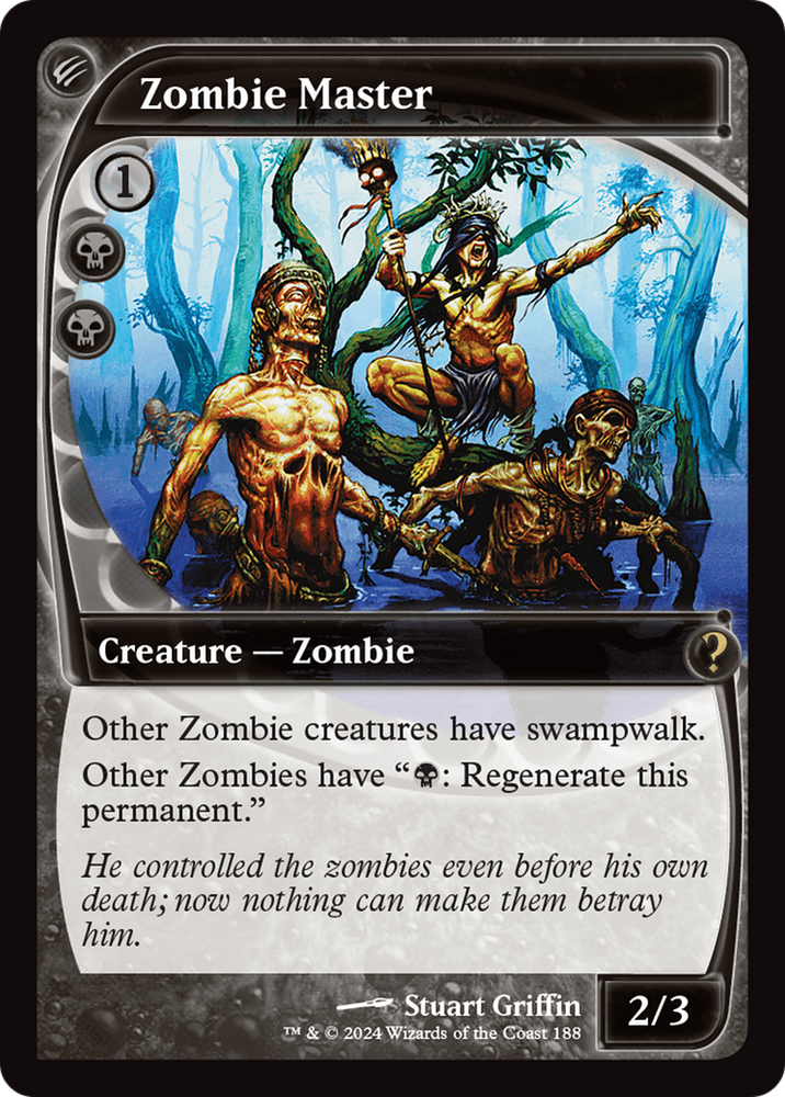 Zombie Master (Future Sight) [Mystery Booster 2] Magic: The Gathering