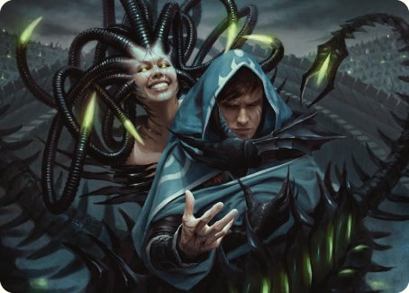 Phyrexian Arena Art Card [Phyrexia: All Will Be One Art Series] Magic: The Gathering