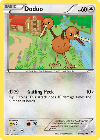 Doduo (99/135) [Black & White: Plasma Storm] Pokémon