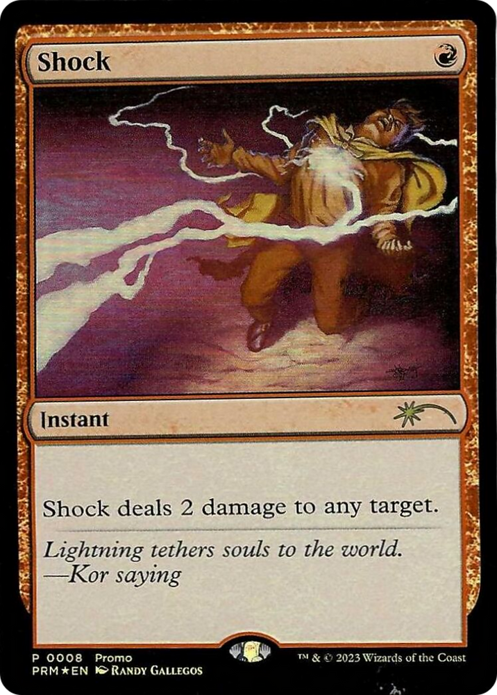 Shock (Graphic Novel Insert) [Media Promos] Magic: The Gathering