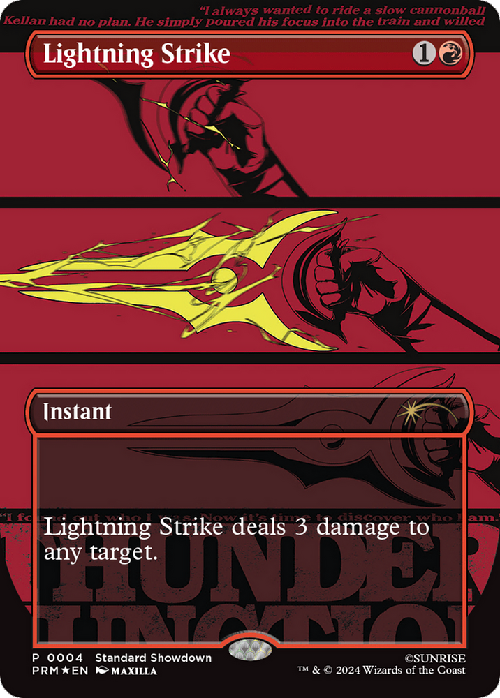 Lightning Strike [Standard Showdown Promos] Magic: The Gathering