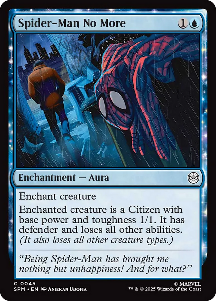 Spider-Man No More [Marvel's Spider-Man] Magic: The Gathering