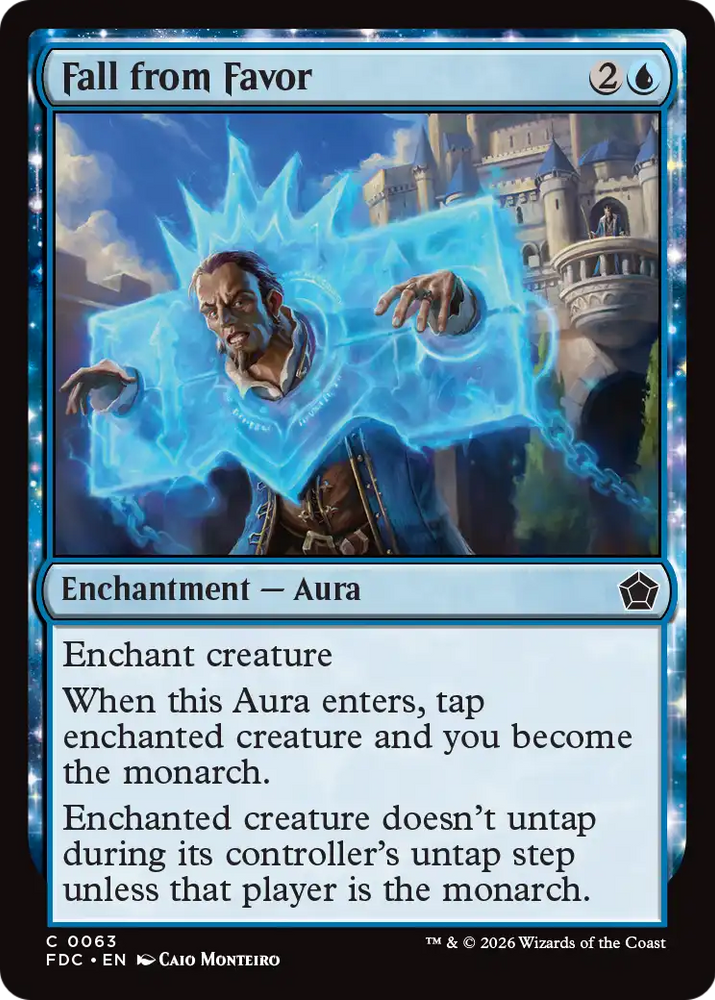 Fall from Favor [Foundations Commander] Magic: The Gathering