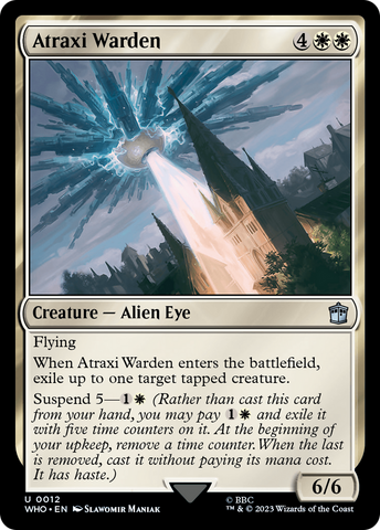 Atraxi Warden [Doctor Who] Magic: The Gathering