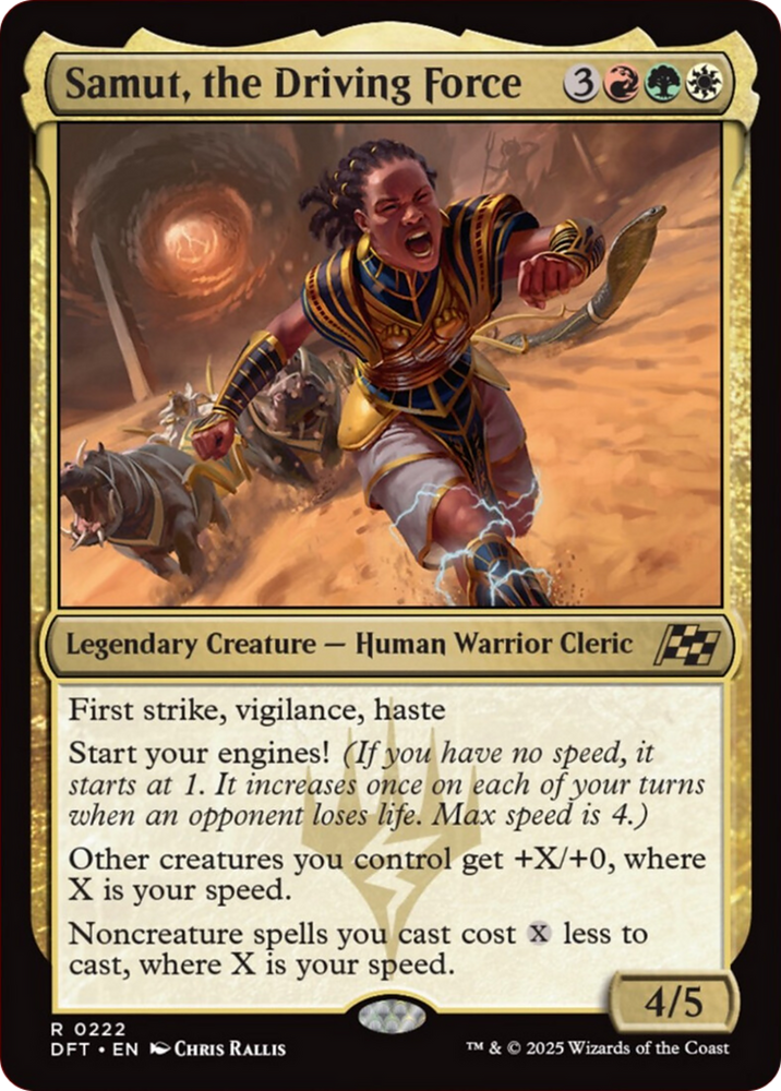 Samut, the Driving Force [Aetherdrift] Magic: The Gathering