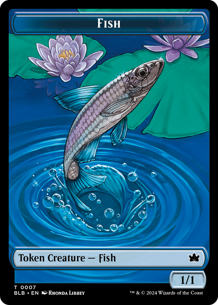 Fish (BLB) // Kobolds of Kher Keep (MKC) Double-Sided Token [The List] Magic: The Gathering