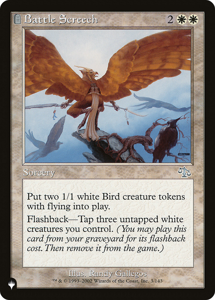 Battle Screech [The List] Magic: The Gathering