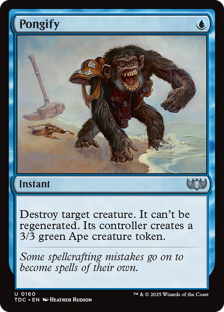 Pongify [Tarkir: Dragonstorm Commander] Magic: The Gathering