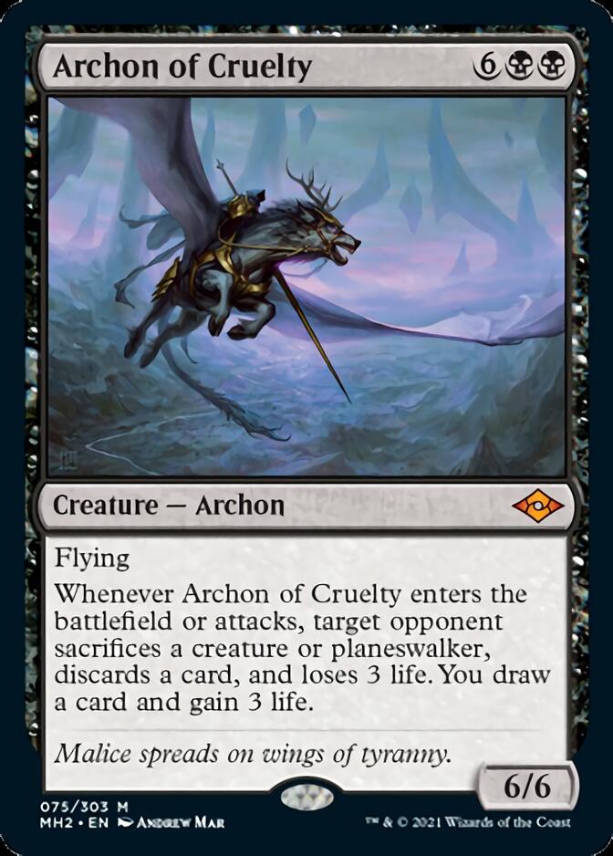 Archon of Cruelty [Modern Horizons 2] Magic: The Gathering