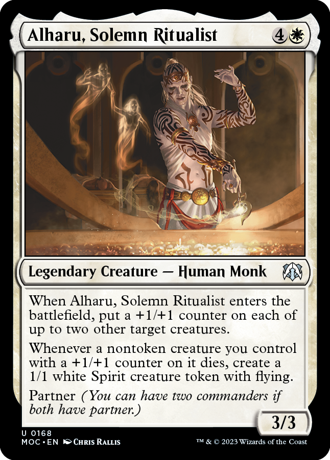 Alharu, Solemn Ritualist [March of the Machine Commander] Magic: The Gathering