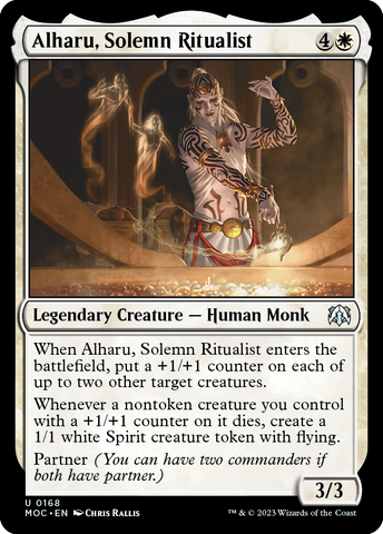 Alharu, Solemn Ritualist [March of the Machine Commander] Magic: The Gathering
